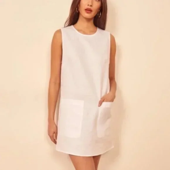 knee length dresses for ladies Shop Alice V Neck Linen Dress (Black)